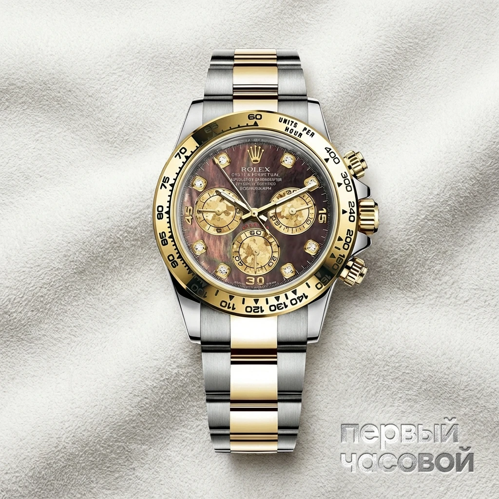Rolex Oyster Perpetual Cosmograph Daytona Black Mother Of Pearl Dial 116503
