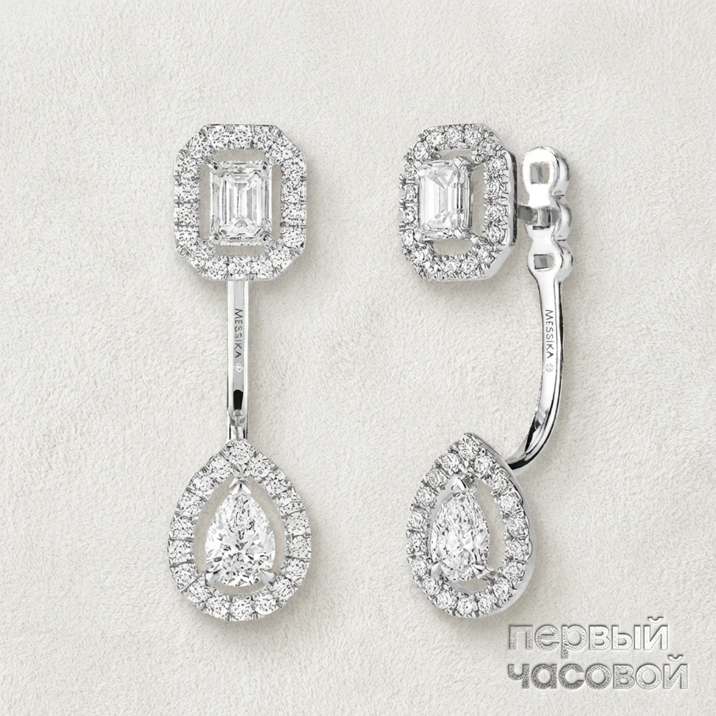 Купить украшение Messika Серьги My Twin Toi &amp; Moi 0,15ct x2 06504-WG: в наличии в Москве!