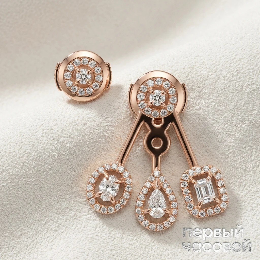 Купить украшение Messika Серьги My Twin Trio My Twin Trio earrings 6527: в наличии в Москве!