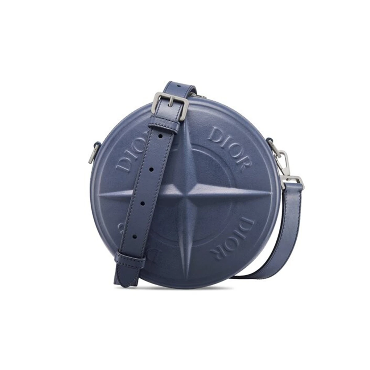 Dior Stone Island Round Bag Blue