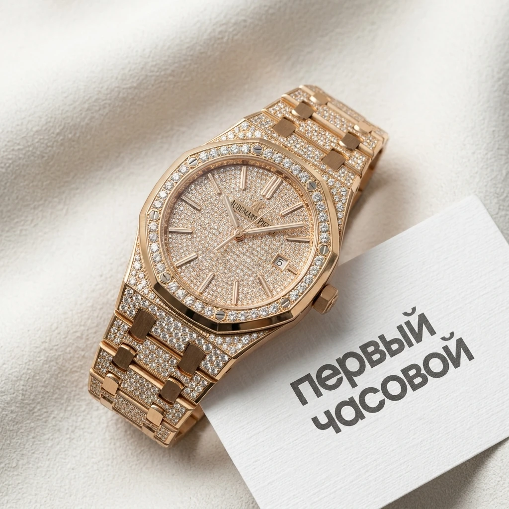Купить элитные часы Audemars Piguet Royal Oak Custom Diamonds 41mm 15400OR: в наличии в Москве!