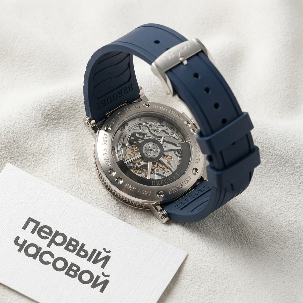 Купить элитные часы Breguet Marine Chronograph White Gold Blue Dial 5527BBY2/5WV: в наличии в Москве!