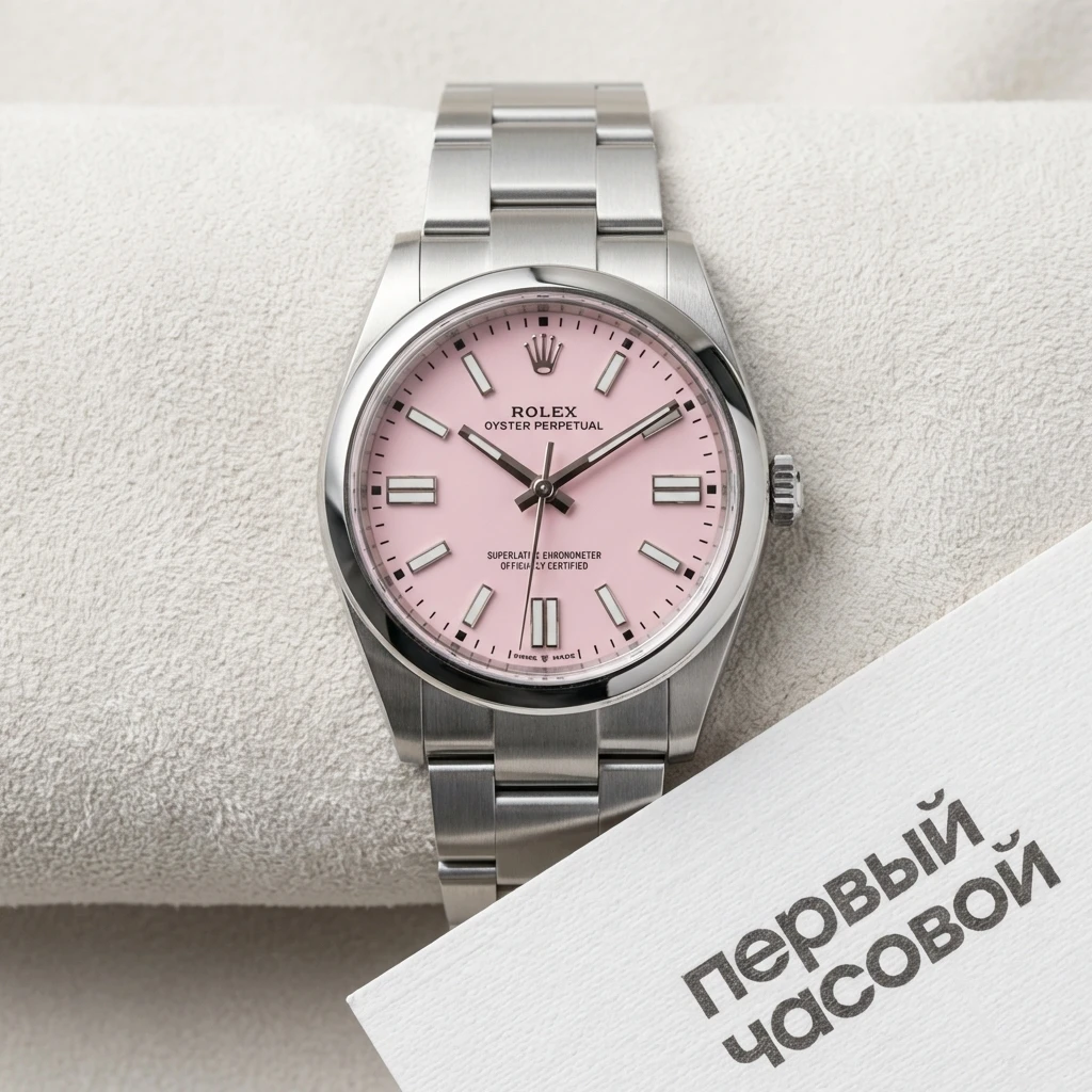 Купить элитные часы Rolex Oyster Perpetual 41 Mm Candy Pink Dial New Model 134300: в наличии в Москве!