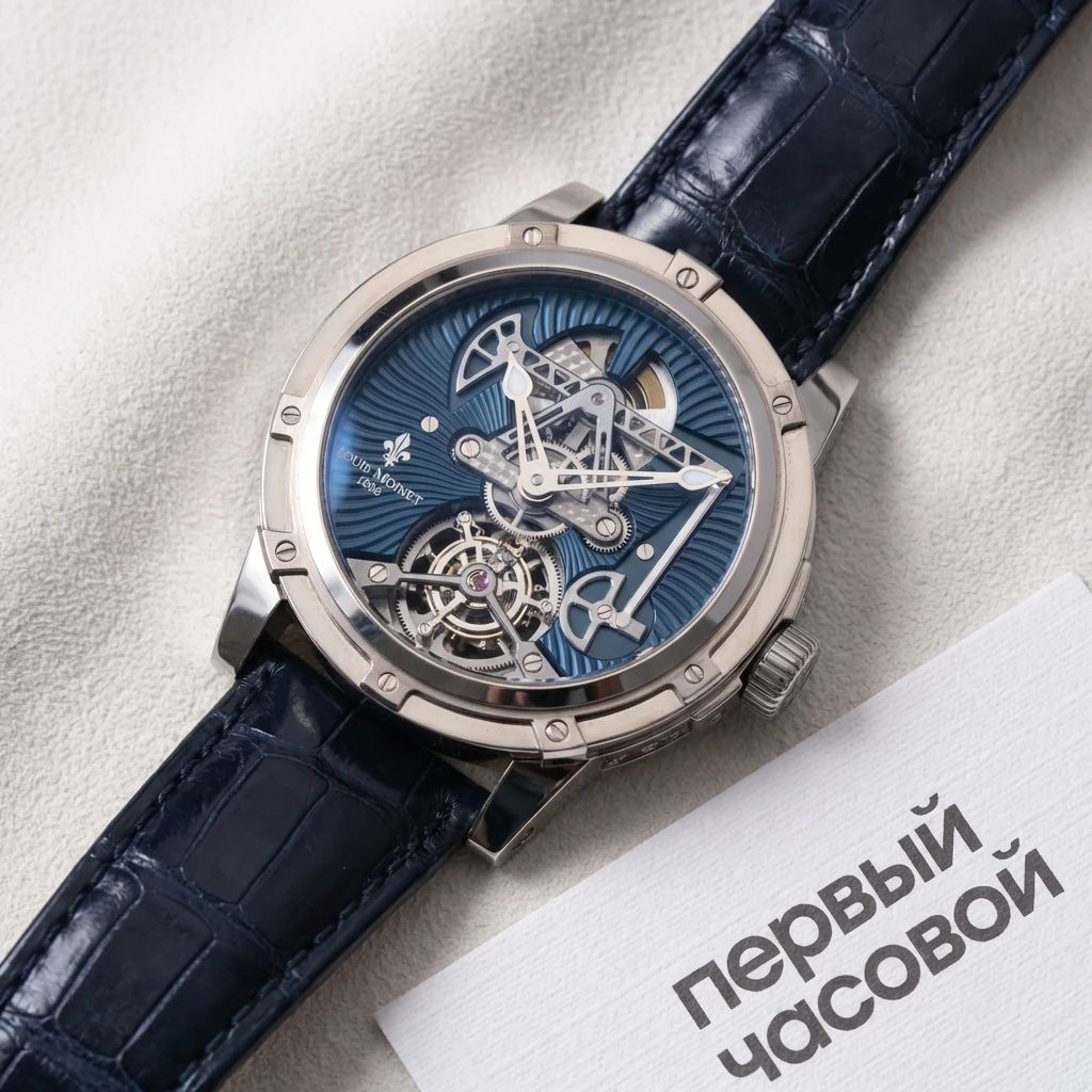 Купить элитные часы Louis Moinet Oil Derrick Limited Edition Blue  LM-14.70.03: в наличии в Москве!