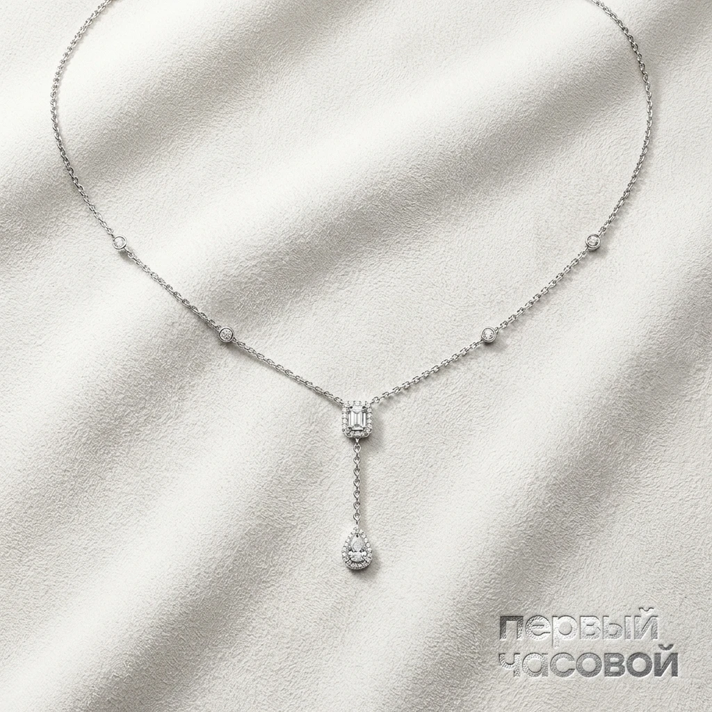 Купить украшение Messika My Twin Tie 0.10Ct X2 My Twin 0,10ct tie diamond necklace 6693: в наличии в Москве!