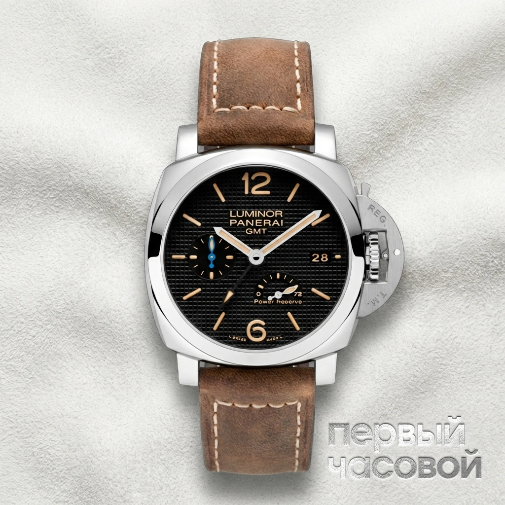Купить элитные часы Panerai Luminor 1950 3 Days GMT Power Reserve 42mm PAM00321: в наличии в Москве!