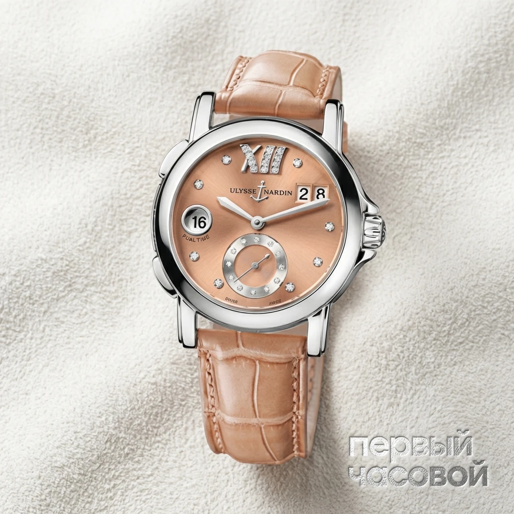 Купить элитные часы Ulysse N Dual Time Lady 243-22/30-09: в наличии в Москве!