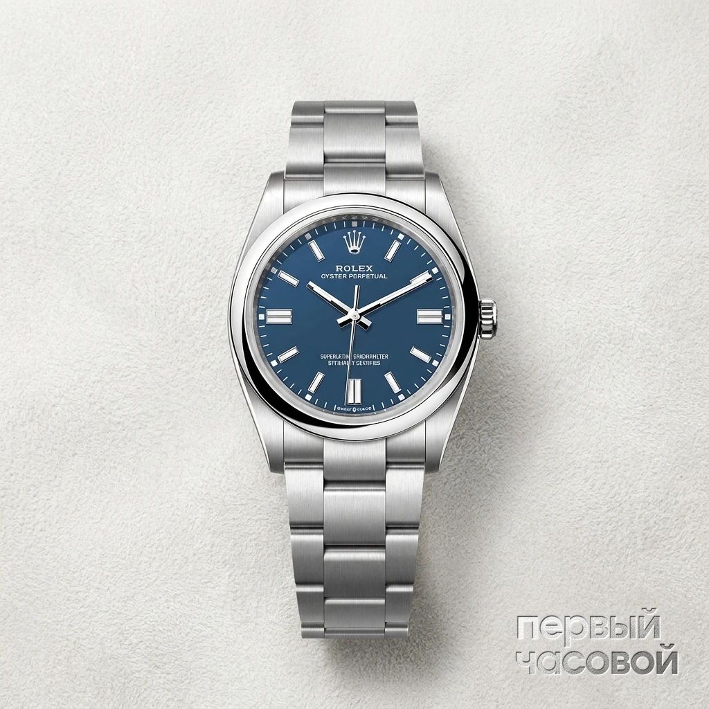 Rolex Oyster Perpetual 36 Med Blue Dial 126000-0015