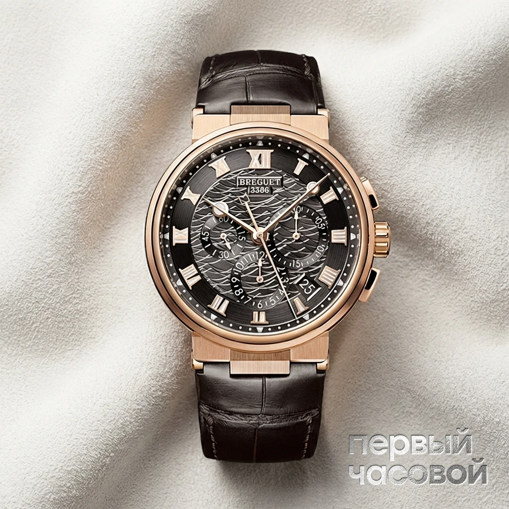 Купить элитные часы Breguet Marine Chronograph Rose Gold 2023 5527BR/G3/9WV: в наличии в Москве!