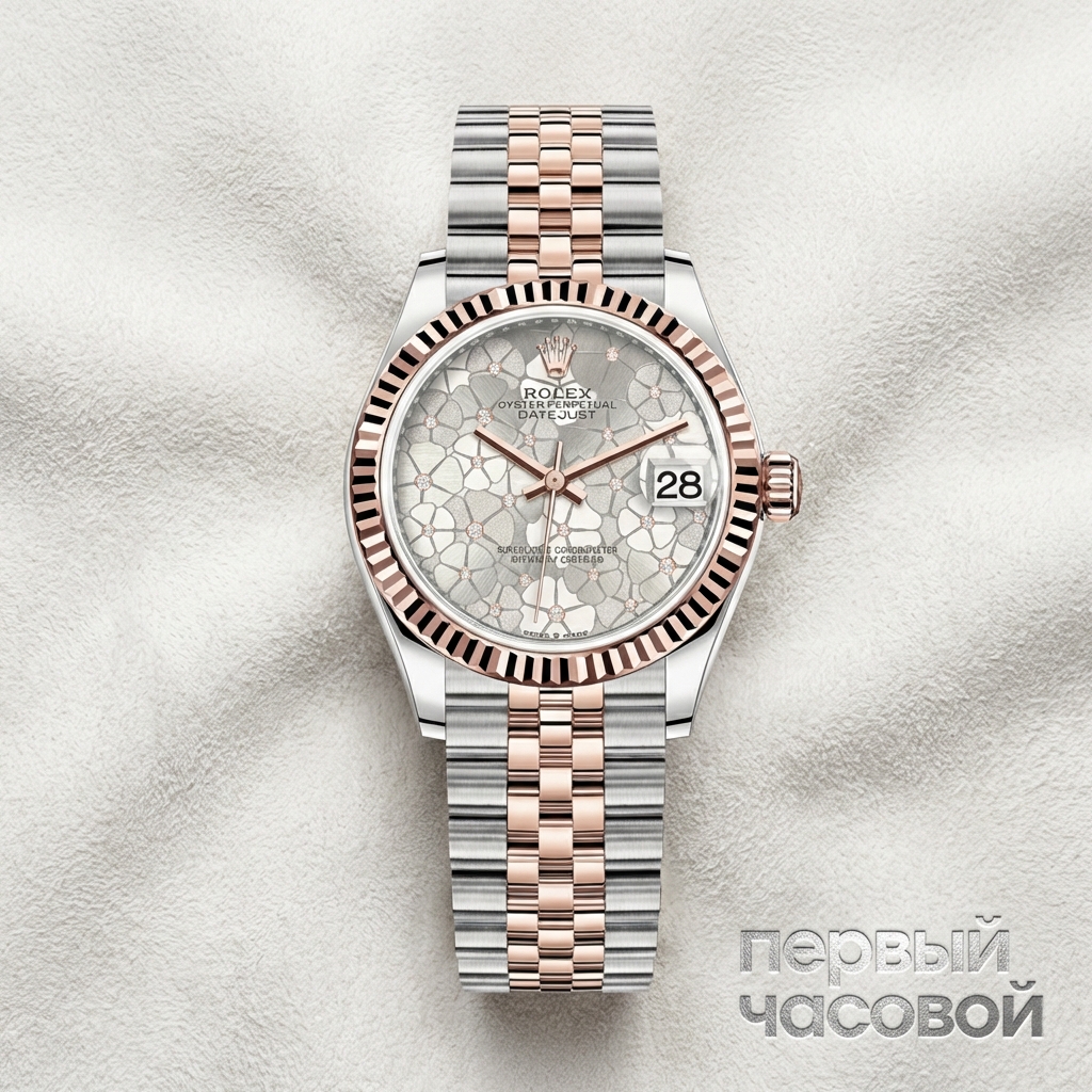 Rolex Datejust 31Mm Steel And Everose Gold