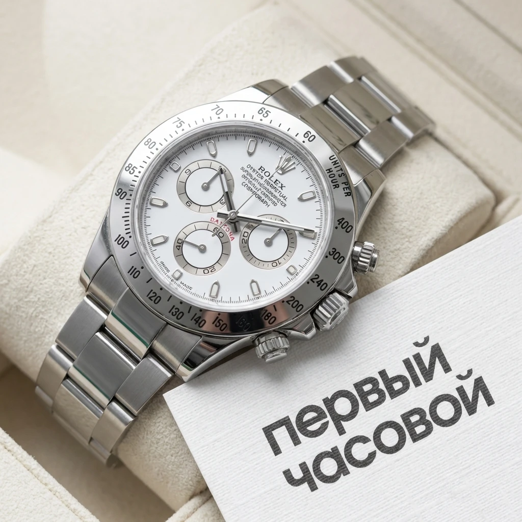 Купить элитные часы Rolex Cosmograph Daytona APH White Dial 116520: в наличии в Москве!