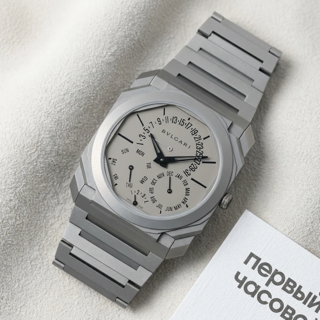 Купить элитные часы Bvlgari Bvlgari Octo Finissimo Perpetual Calendar 103200: в наличии в Москве!