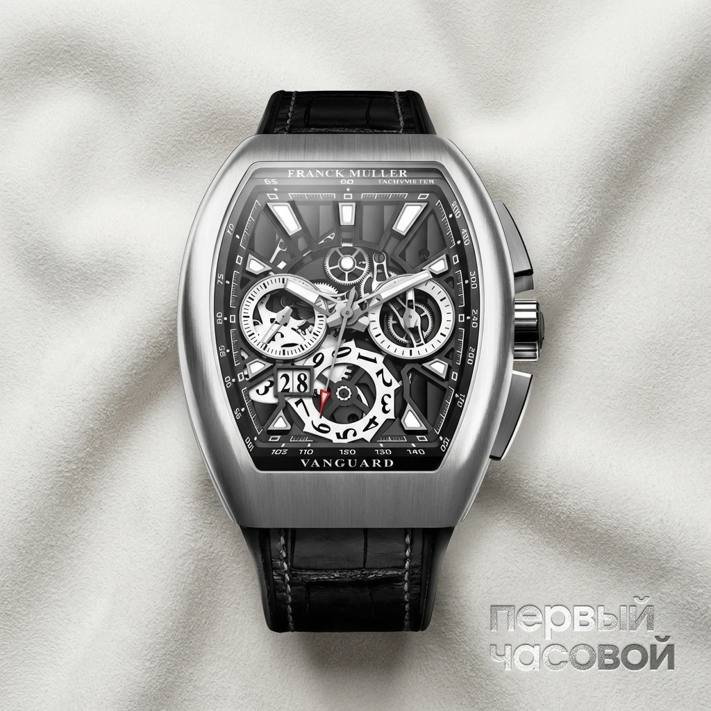 Купить элитные часы Franck Muller Mens Collection Vanguard Grand Date V 45 CC GD SQT ACB: в наличии в Москве!