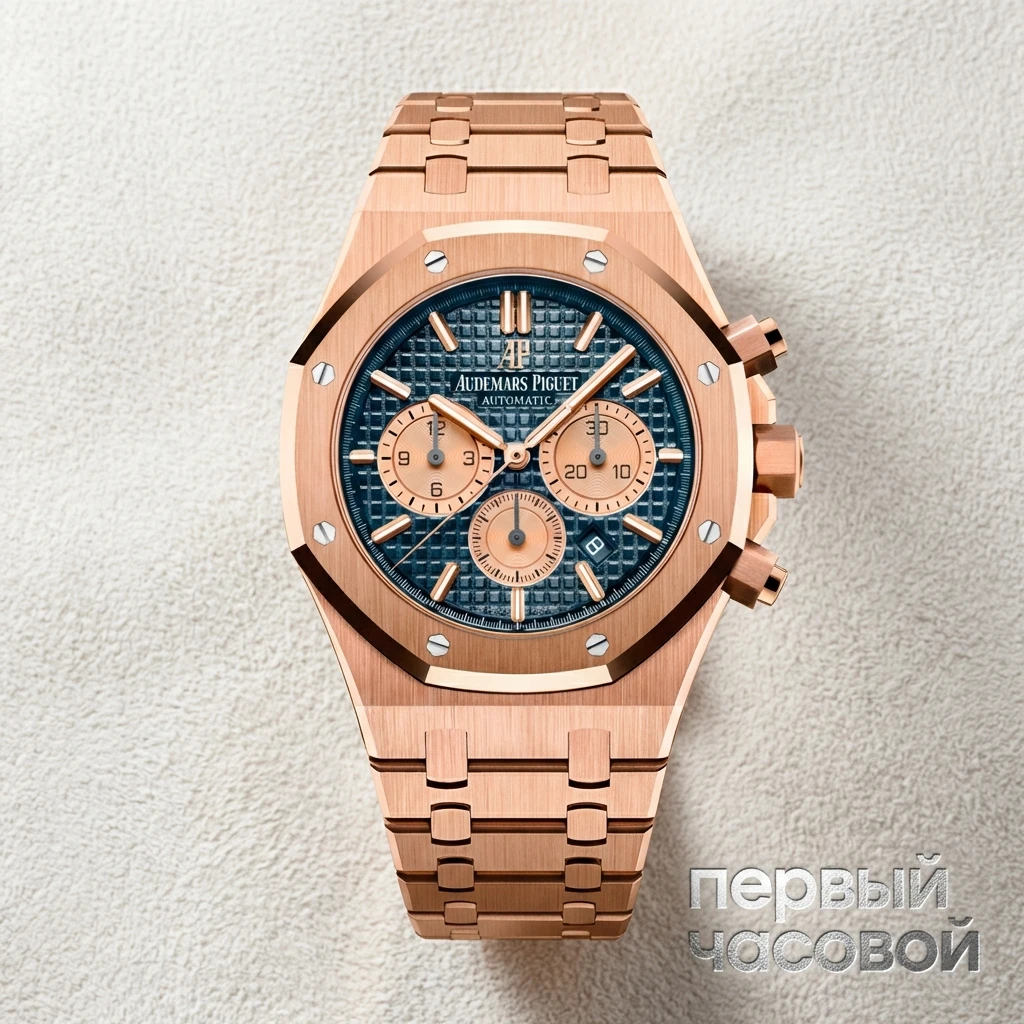 Купить элитные часы Audemars Piguet Royal Oak Chronograph 41 mm Blue Dial 26331OR.OO.D315CR.01: в наличии в Москве!