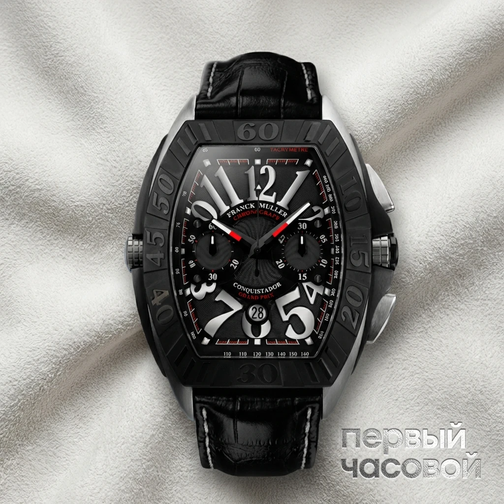 Купить элитные часы Franck Muller Conquistador Grand Prix Chronograph 9900 CC GP TT: в наличии в Москве!