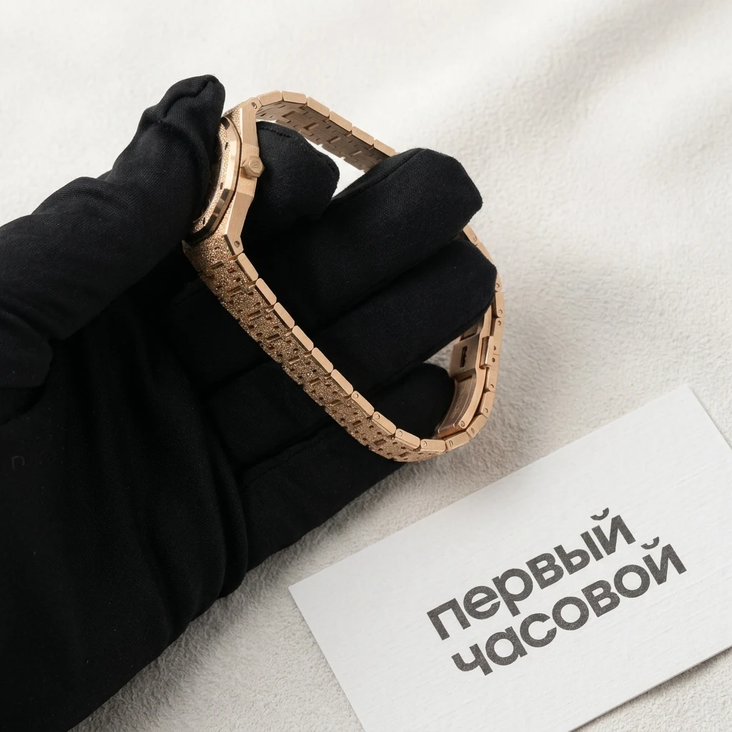 Купить элитные часы Audemars Piguet Royal Oak Mini Frosted Rose Gold 23Mm 67630OR.GG.1312OR.01: в наличии в Москве!