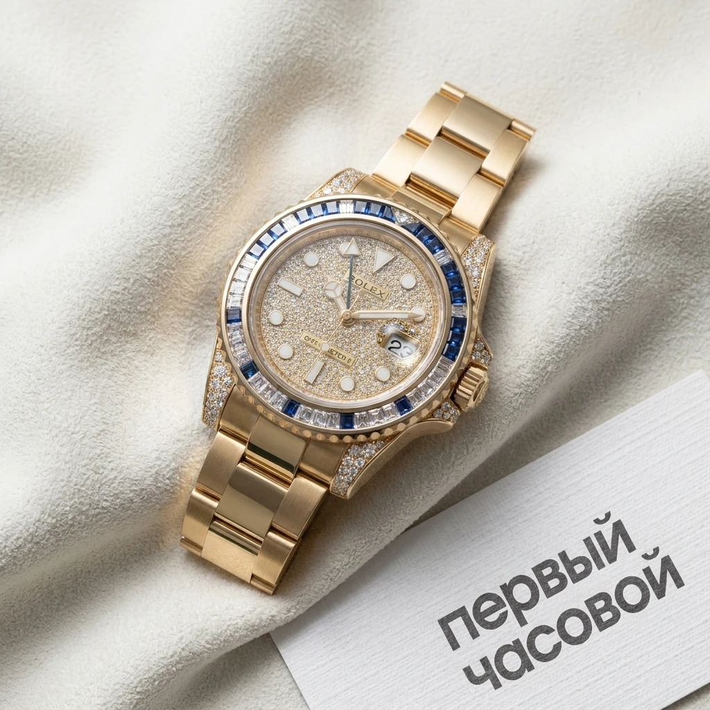 Купить элитные часы Rolex Rolex GMT Master II Sapphires Diamonds 116758SA: в наличии в Москве!