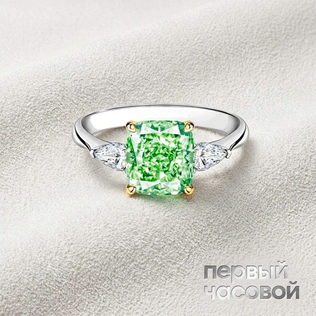 Купить украшение Studio jewelry Кольцо С Бриллиантом 3,52 Ct. Fbgy/Vs2 : в наличии в Москве!