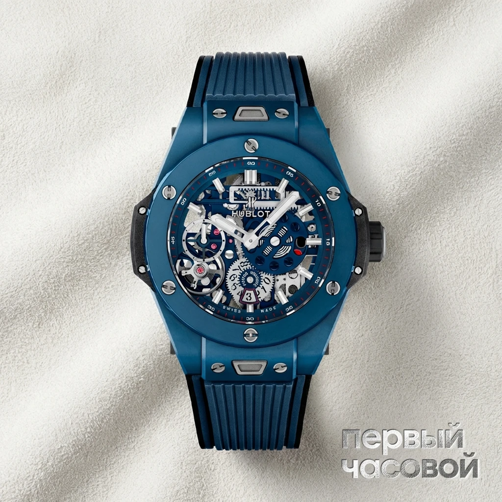 Купить элитные часы Hublot Big Bang Meca-10 Ceramic Blue 414.EX.5123.RX: в наличии в Москве!