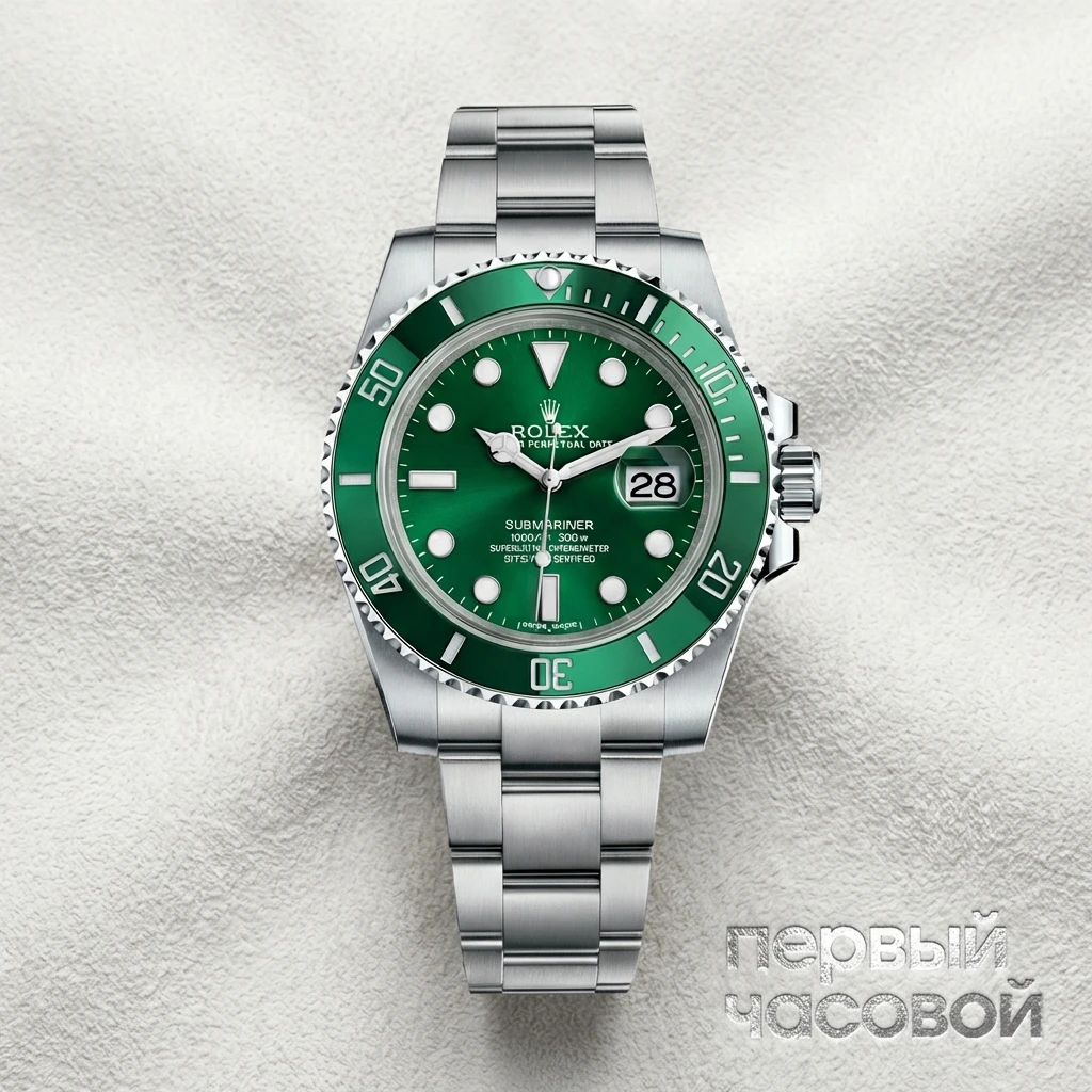 Купить элитные часы Rolex Submariner Green Hulk 116610LV: в наличии в Москве!