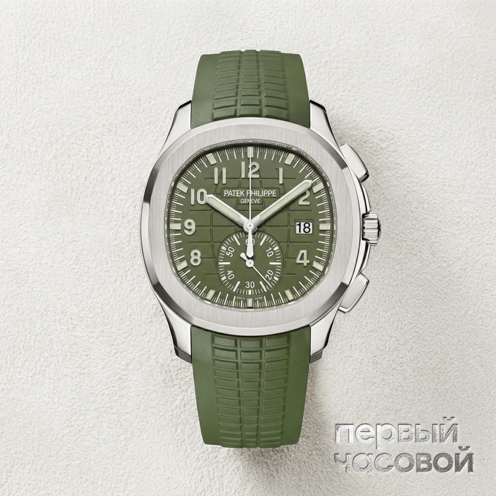 Купить элитные часы Patek Philippe Aquanaut Flyback Chronograph 2021 5968G-010: в наличии в Москве!