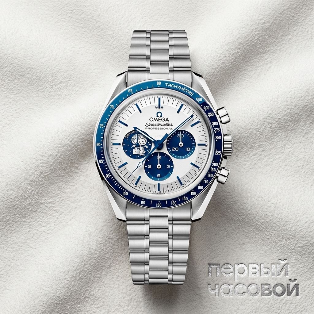 Omega Speedmaster Anniversary Series Silver Snoopy Award