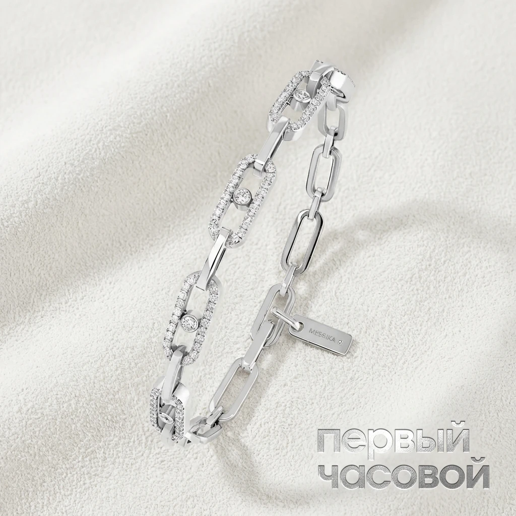 Купить украшение Messika Move Link Multi Bracelet Wg 12187-WG: в наличии в Москве!