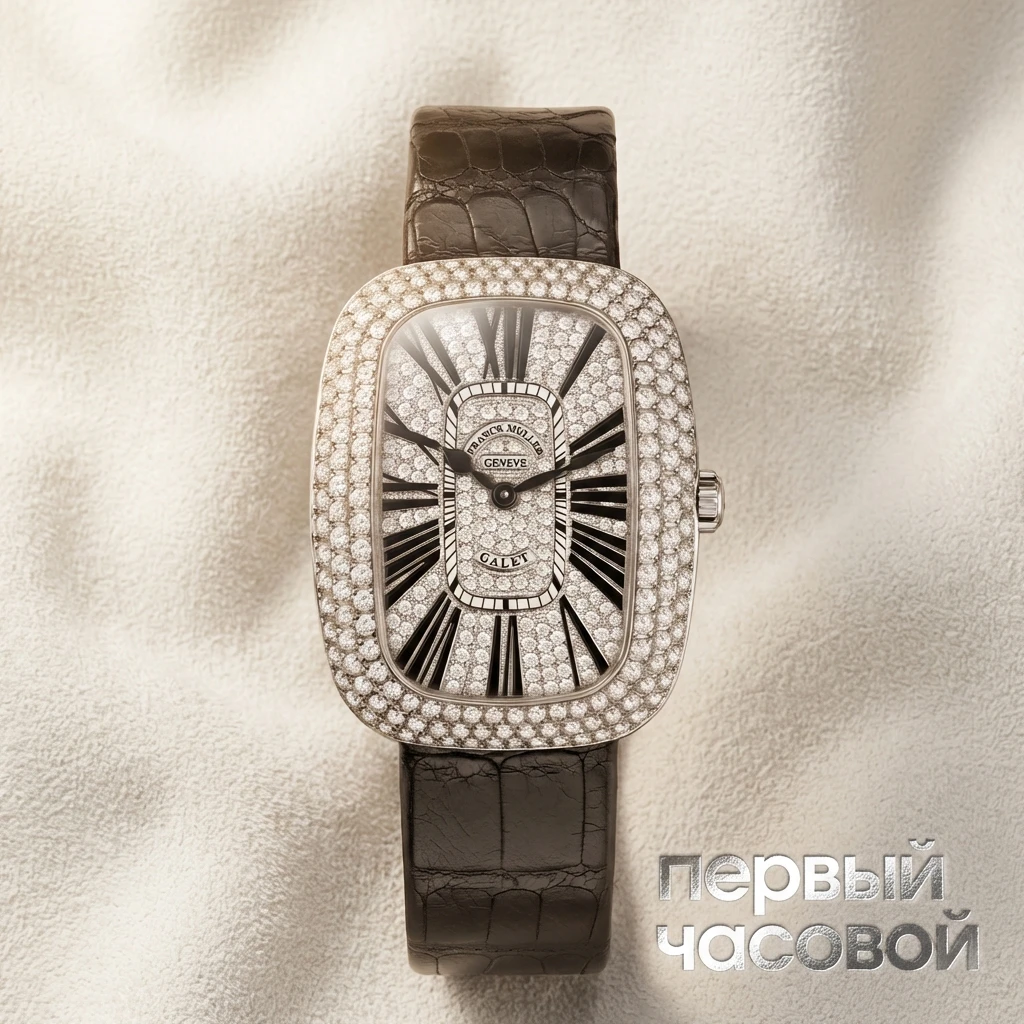 Купить элитные часы Franck Muller Ladies Collection Galet 3002 M QZ R D3 CD White Gold: в наличии в Москве!