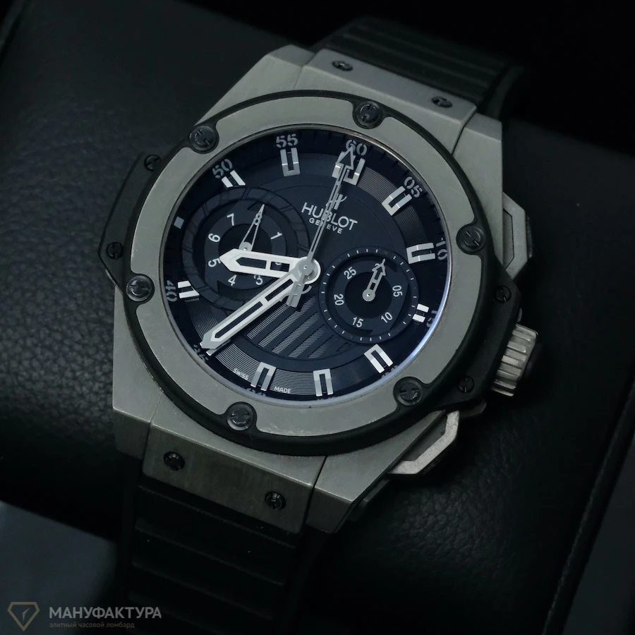 Купить элитные часы Hublot King Power Foudroyante Zirconium 715.ZX.1127.RX: в наличии в Москве!
