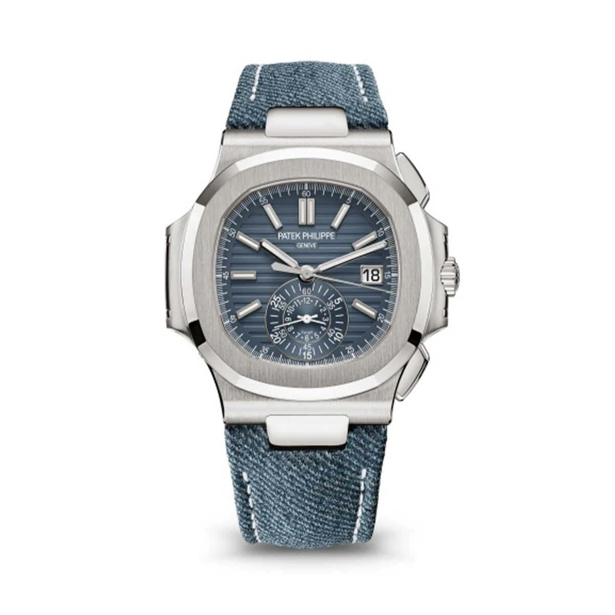 Купить элитные часы Patek Philippe Nautilus Chronograph White Gold  5980/60G-001: в наличии в Москве!
