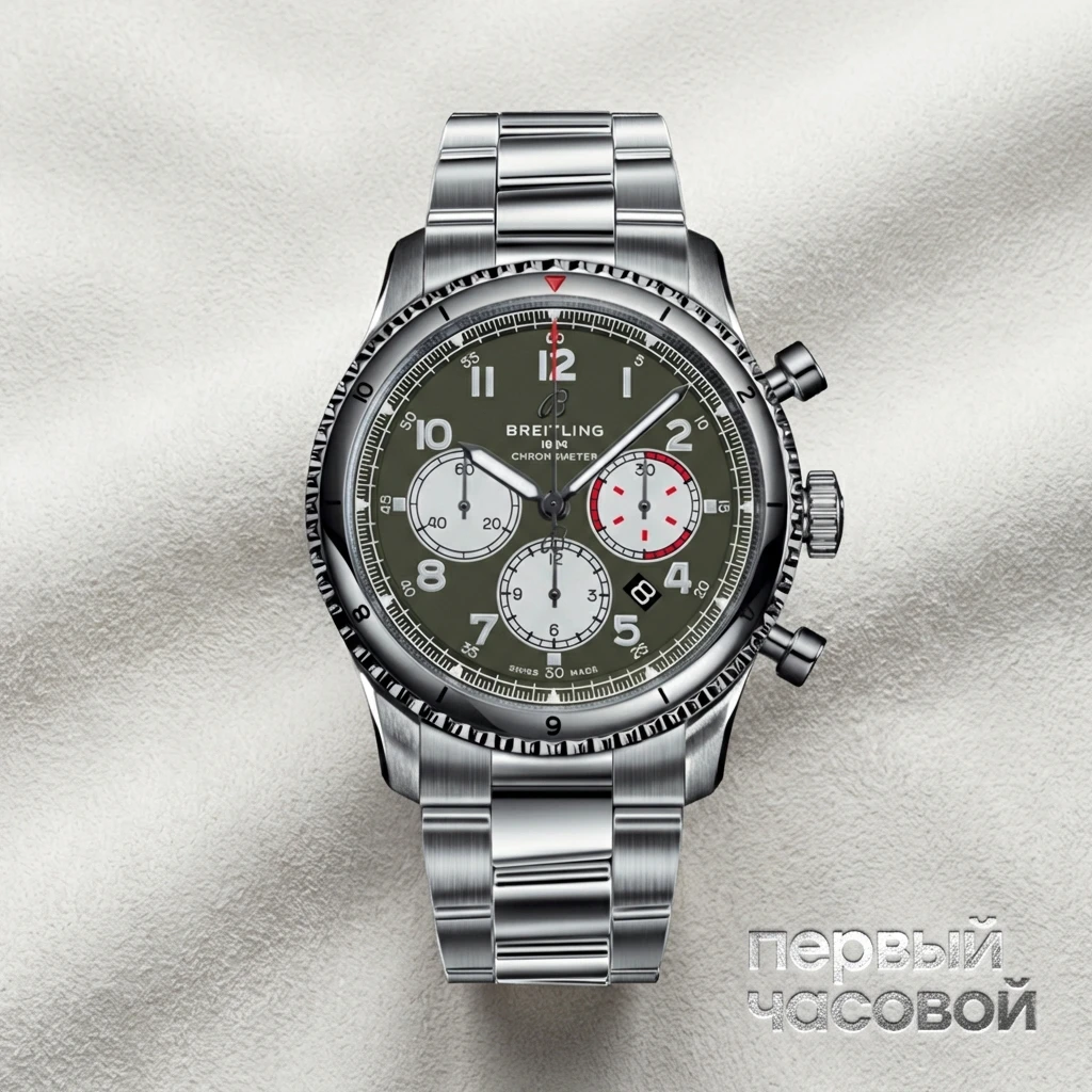 Купить элитные часы Breitling AVIATOR 8 B01 CHRONOGRAPH 43 CURTISS WARHAWK AB01192A1L1A1: в наличии в Москве!