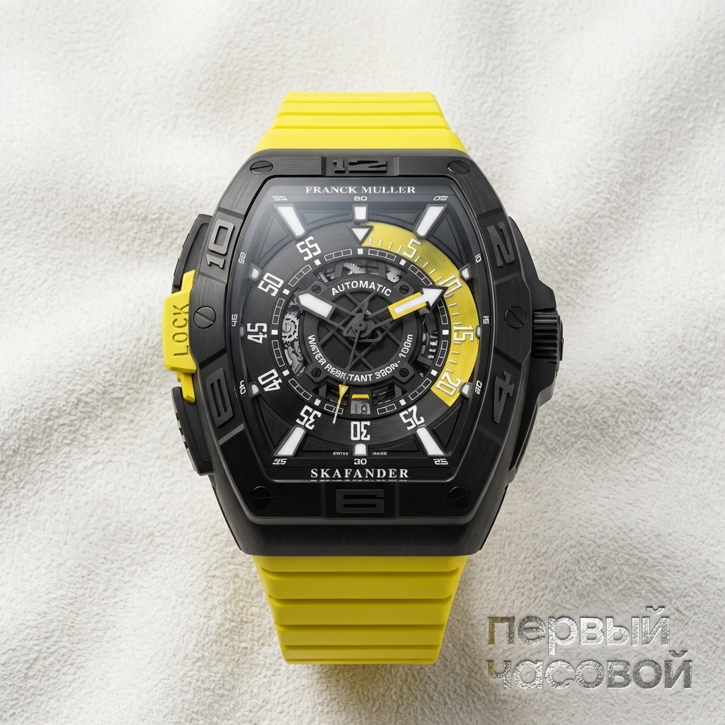 Купить элитные часы Franck Muller Skafander Classic SKF 46 DV SC DT TTNRBR TTNR (JA): в наличии в Москве!