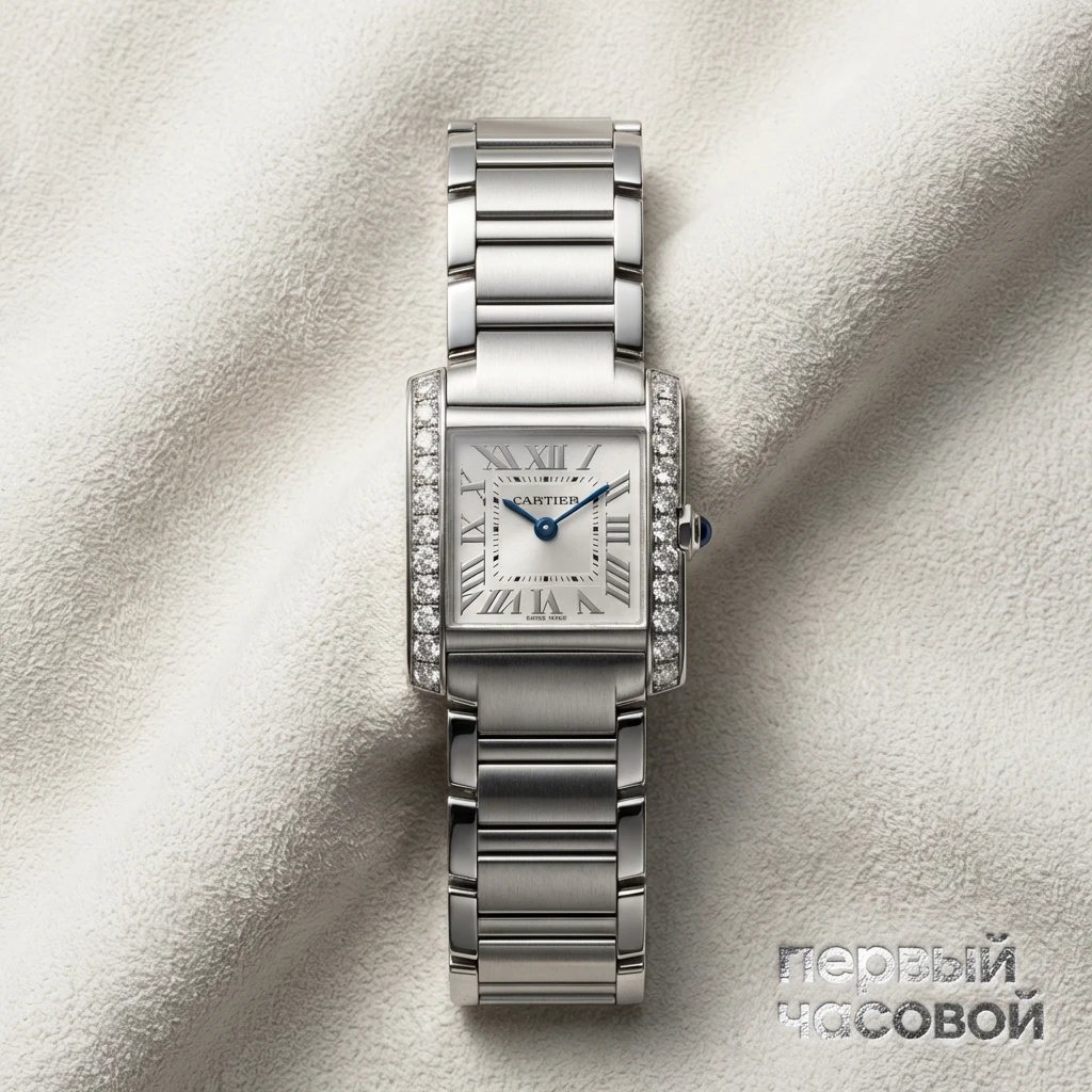 Купить элитные часы Cartier Tank Franсaise Watch W4TA0020: в наличии в Москве!