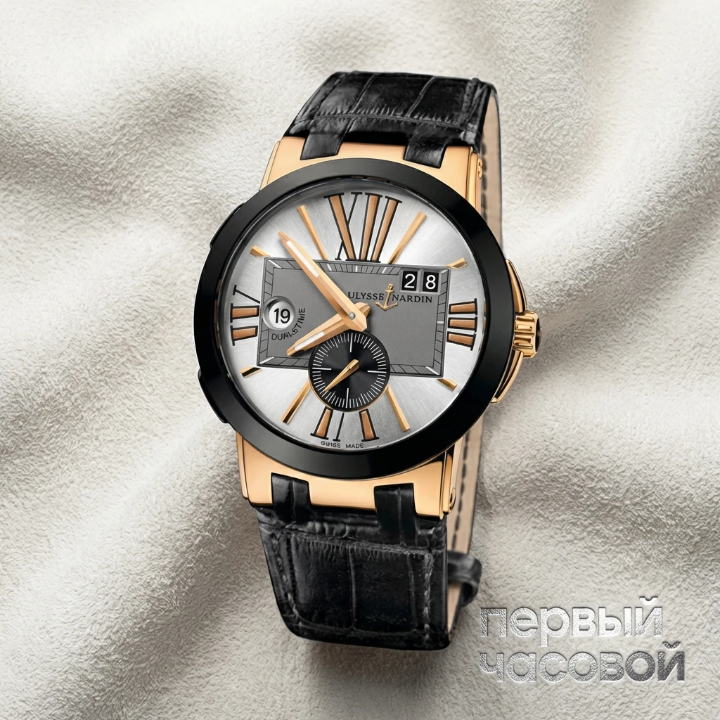 Купить элитные часы Ulysse N Executive Dual Time 246-00-5/421: в наличии в Москве!