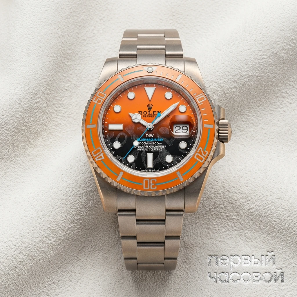 Купить элитные часы DiW Rolex Submariner Persimmon : в наличии в Москве!