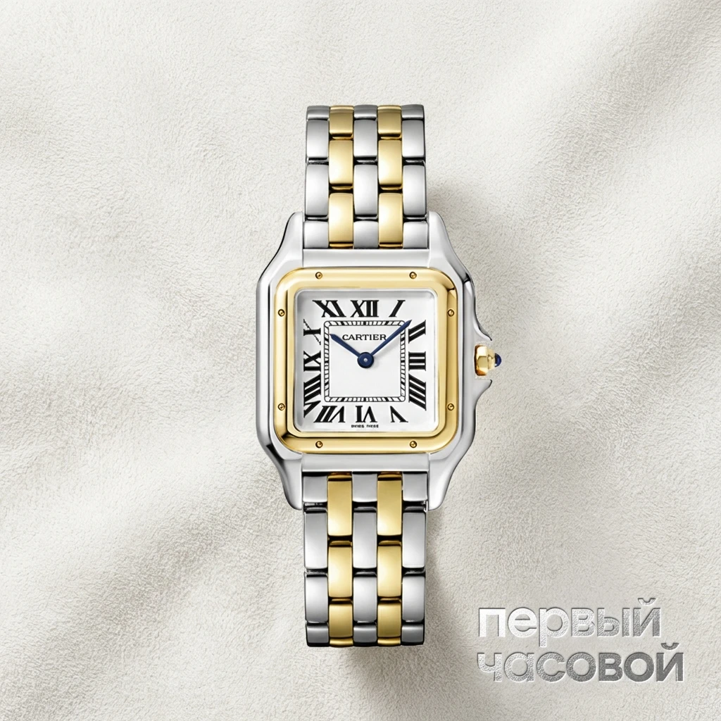 Cartier Panthere de Cartier Small Steel and Yellow Gold W2PN0006