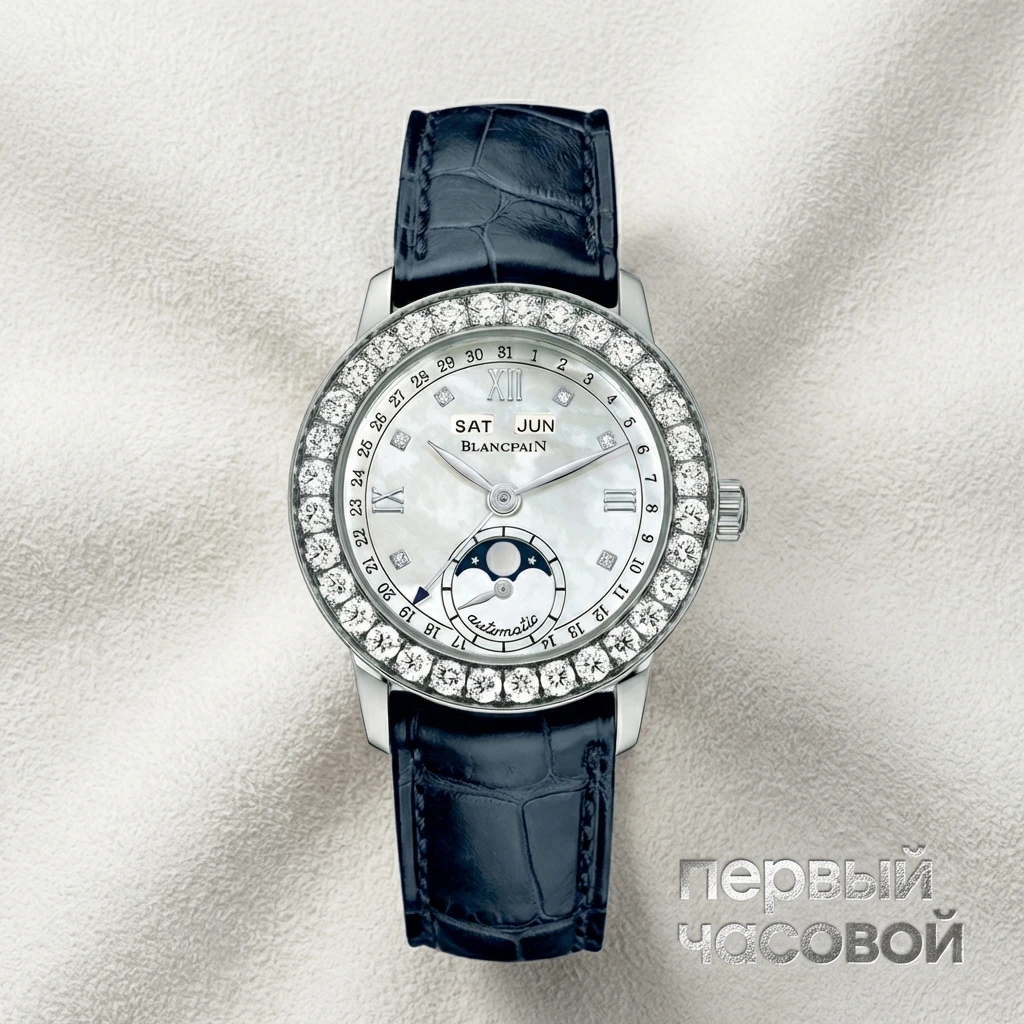 Купить элитные часы Blancpain Léman Moonphase 2360 1991A 55A: в наличии в Москве!
