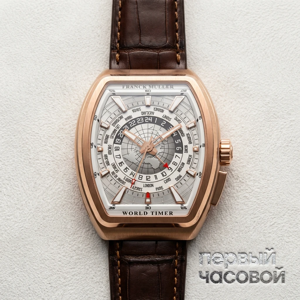 Купить элитные часы Franck Muller Vanguard World Timer GMT V45 HU GMT: в наличии в Москве!