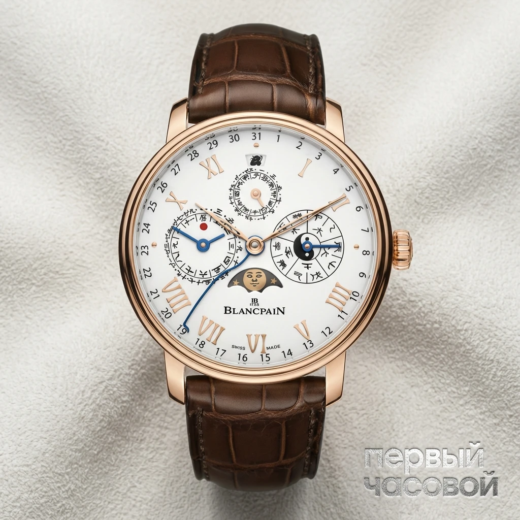 Купить элитные часы Blancpain Villeret Calendrier Chinois Traditionnel 0888 3631 55B: в наличии в Москве!
