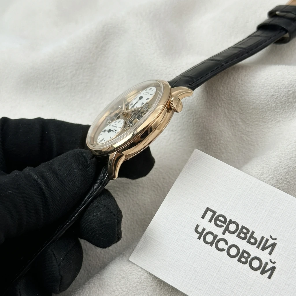 Купить элитные часы Arnold &amp; Son Grandes Complications Double Tourbillon Rose Gold 1DTAR.L01A.C120R : в наличии в Москве!