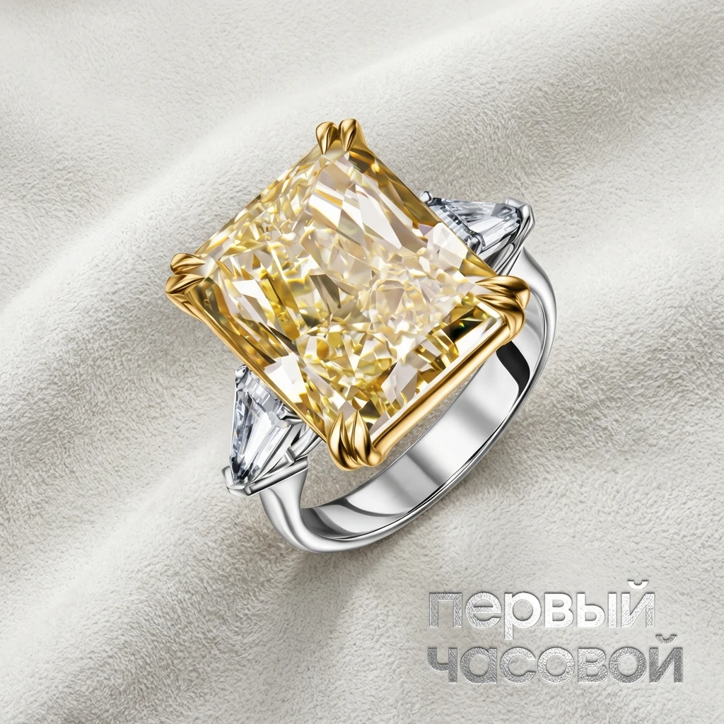 Купить украшение Studio jewelry Кольцо С Бриллиантом 12,45 Ct. Fly/Si1 : в наличии в Москве!