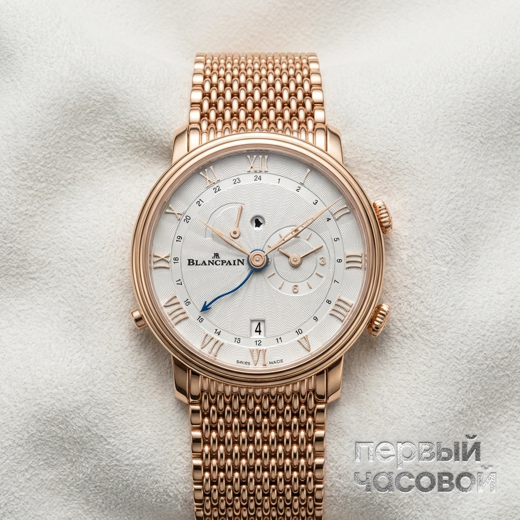 Blancpain Villeret Reveil GMT 6640 3642 MMB