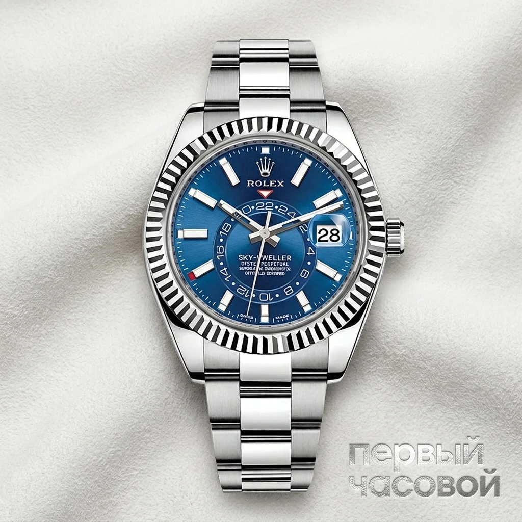 Купить элитные часы Rolex Sky-Dweller Steel Blue Dial 326934: в наличии в Москве!