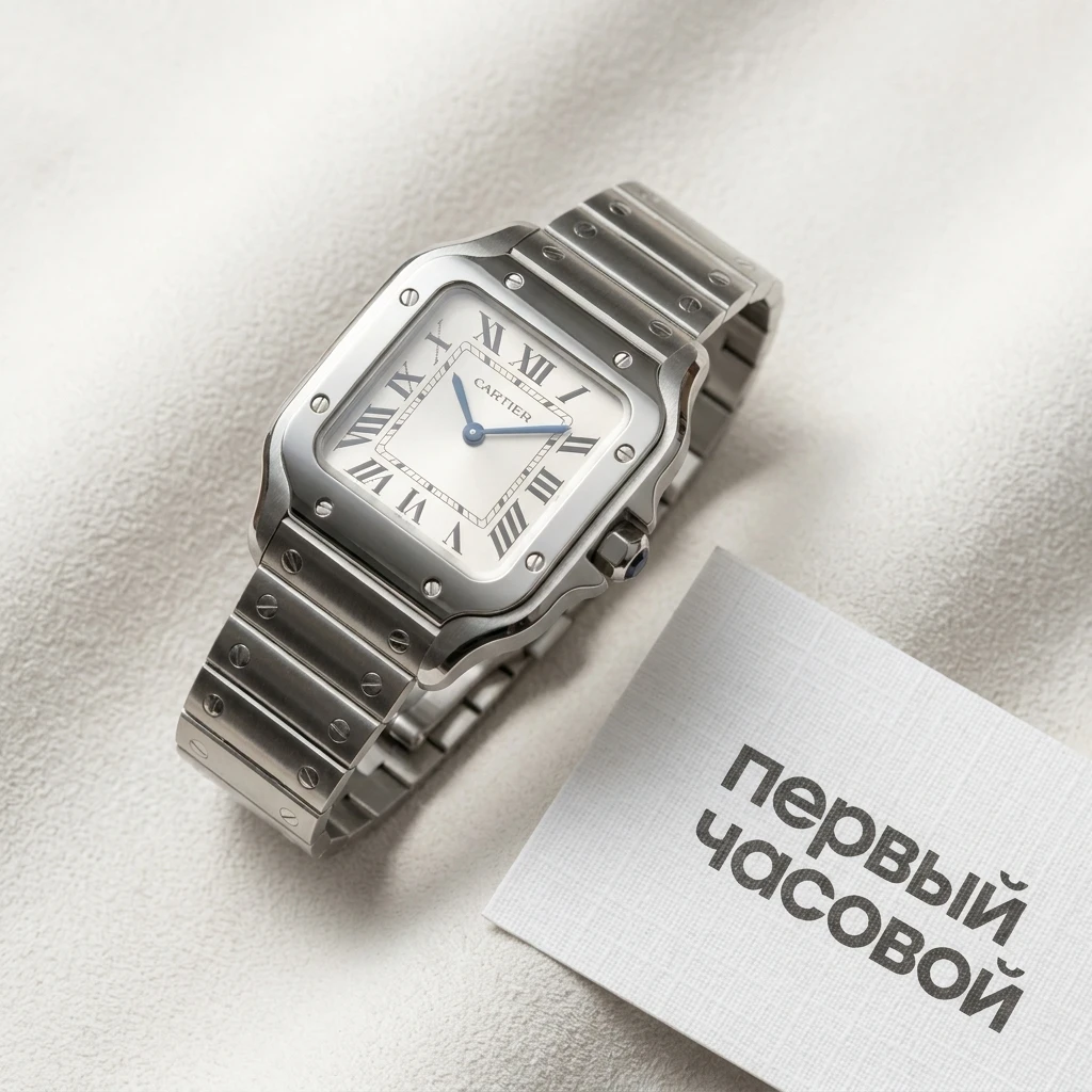 Купить элитные часы Cartier Santos De Cartier Small Model Silver Dial WSSA0082: в наличии в Москве!