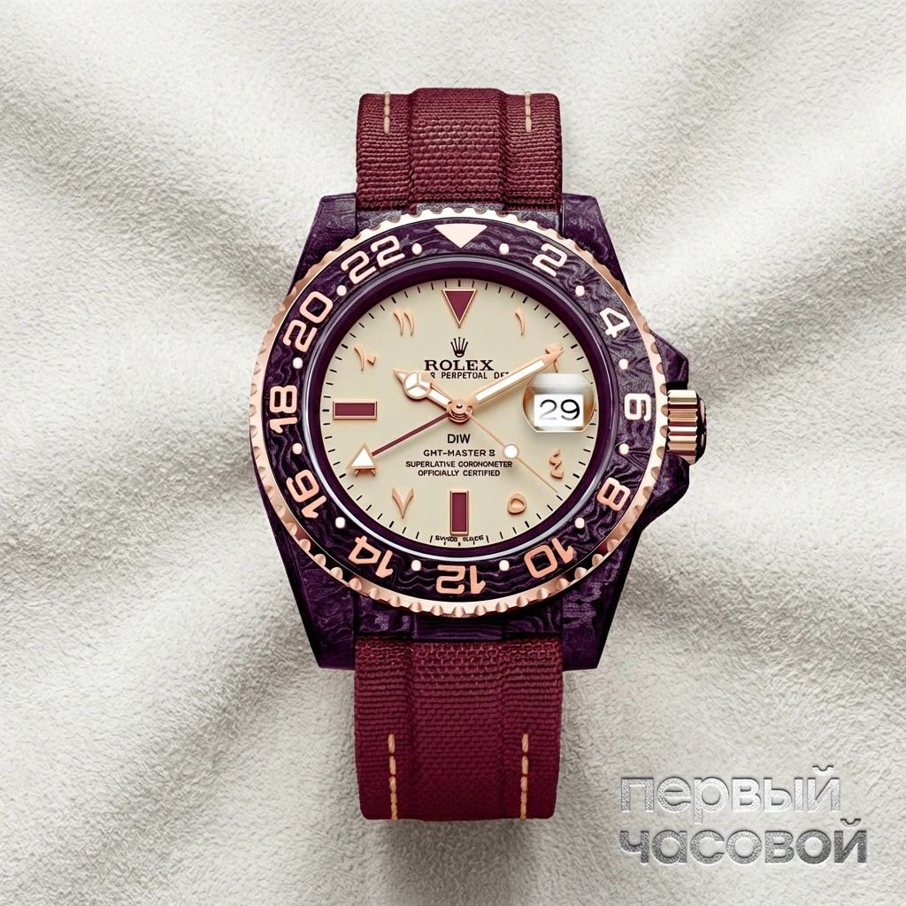 Купить элитные часы DiW Rolex Gmt-Master Ii Desert Eagle Everose : в наличии в Москве!
