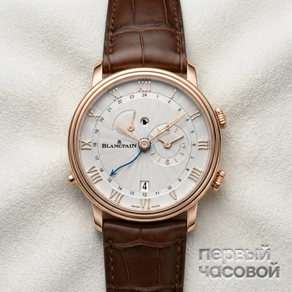 Blancpain Villeret Reveil GMT 6640 3642 55B