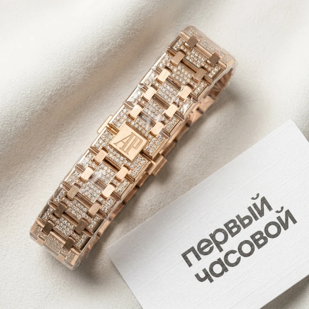 Купить элитные часы Audemars Piguet Royal Oak Custom Diamonds 41mm 15400OR: в наличии в Москве!