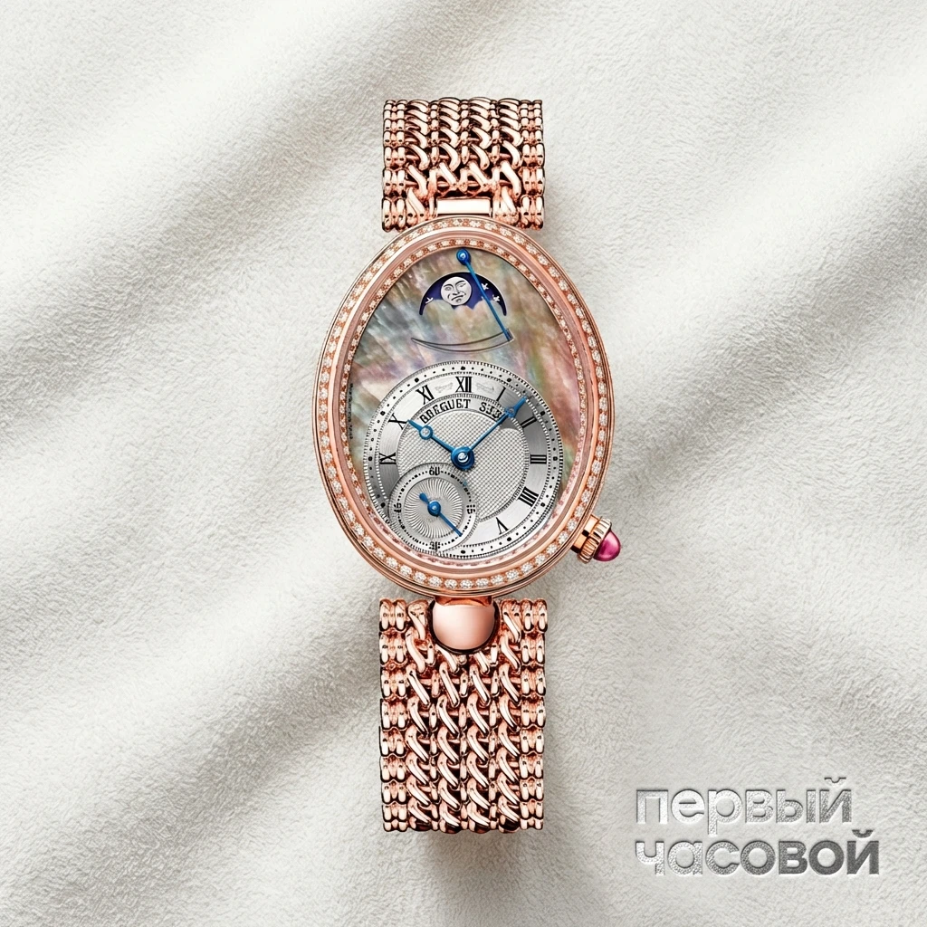 Купить элитные часы Breguet Reine De Naples Rose Gold Mop Dial Reine de Naples Moon Phase: в наличии в Москве!