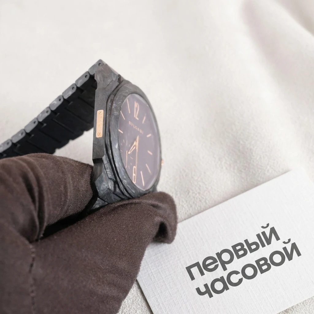 Купить элитные часы Bvlgari Octo Finissimo Carbon Gold Automatic 103779: в наличии в Москве!