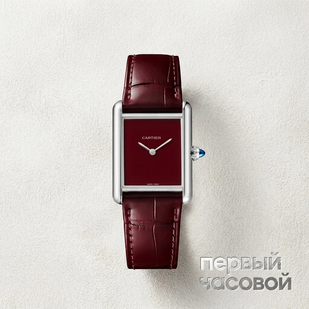 Купить элитные часы Cartier Tank Must De Cartier Red Large WSTA0113: в наличии в Москве!